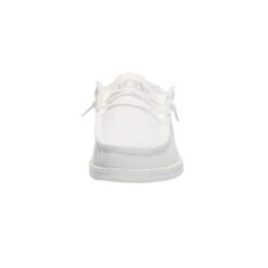 Wally Break Stitch - White -Heydude 110790160 WALLY LINEN NATURAL WHITE 04