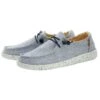 Wendy Chambray - White Blue -Heydude 121410119 WENDY CHAMBRAY WHITE BLUE 02 57845bb2 b8dd 4fad a569 db377142f6b6
