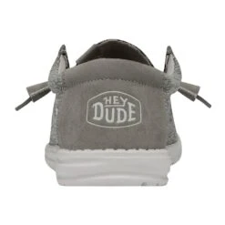 Wally Ascend Woven - Carbon -Heydude 40002 0YK WALLYASCENDWOVEN CARBON LEFTBACK