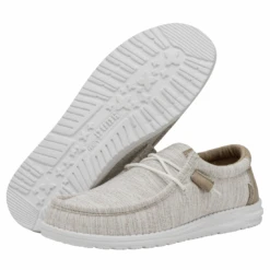 Heydude Hey Dude Men's Wally Ascended Woven Ivory Coast -Heydude 40002 1JU WALLYASCENDWOVEN IVORYCOAST PAIRBOTTOM