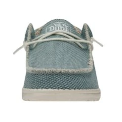 Wally Braided - Aqua -Heydude 40003 449 WALLYBRAIDED AQUA LEFTFRONT