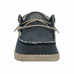 Heydude Hey Dude Men's Wally Braided Blue Night 13 Heydude Hey Dude Men's Wally Braided Blue Night -Heydude 40003 4NM WALLBRAIDED BLUENIGHT RIGHTFRONT
