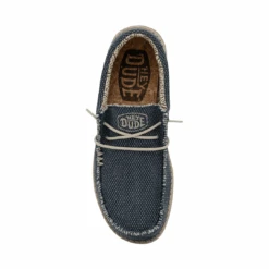 Heydude Hey Dude Men's Wally Braided Blue Night 14 Heydude Hey Dude Men's Wally Braided Blue Night -Heydude 40003 4NM WALLBRAIDED BLUENIGHT RIGHTTOP