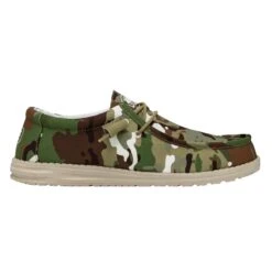 Heydude Hey Dude Men's Wally Ripstop Multi Camo 14 Heydude Hey Dude Men's Wally Ripstop Multi Camo -Heydude 40004 9CQ WALLYCAMOUFLAGE MULTICAMO RIGHTSIDE