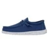 Wally Slub Canvas - True Blue -Heydude 40009 428 WALLYSLUBCANVAS TRUEBLUE LEFTSIDE