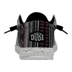 Wally Funk - Jacquard Black Aztec 12 Wally Funk - Jacquard Black Aztec -Heydude 40010 0WI WALLY FUNK JACQUARD BLACK AZTEC LEFT 5