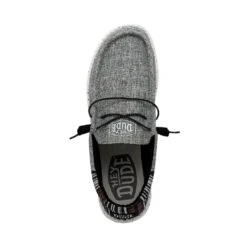 Wally Funk - Jacquard Black Aztec 13 Wally Funk - Jacquard Black Aztec -Heydude 40010 0WI WALLY FUNK JACQUARD BLACK AZTEC LEFT 6