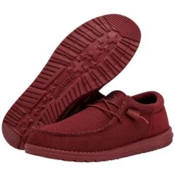 Wally Funk Mono - Red 10 Wally Funk Mono - Red -Heydude 40011 610 WALLYFUNKMONO RED PAIRBOTTOM