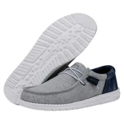 Wally Funk Tie Dye - Indigo 10 Wally Funk Tie Dye - Indigo -Heydude 40012 4ME WALLYFUNKTIEDYE INDIGO PAIRBOTTOM