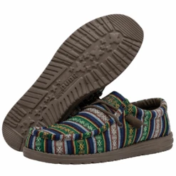 Heydude Hey Dude Wally Serape Blue Canyon -Heydude 40017 9BK WALLYSERAPE BLUECANYON PAIRBOTTOM