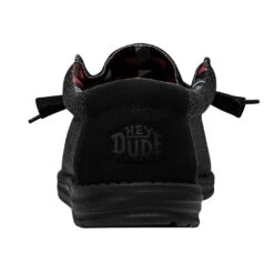 Wally Sox - Jet Black -Heydude 40019 0XD WALLY SOX JET BLACK LEFT 5