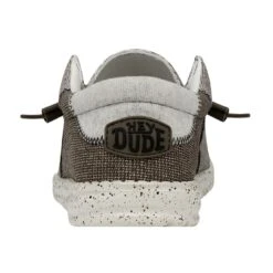 Wally Stitch - Teak -Heydude 40021 1IU WALLYSTITCH TEAK LEFTBACK