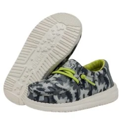 Wally Toddler Camodino - Blue 10 Wally Toddler Camodino - Blue -Heydude 40028 425 WALLYTODDLERCAMODINO BLUE PAIRBOTTOM