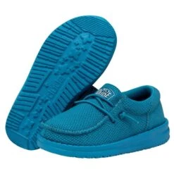 Wally Toddler Funk Mono - Electric Blue -Heydude 40030 404 WALLYTODDLERFUNKMONO ELECTRICBLUE PAIRBOTTOM
