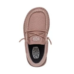 Wally Toddler Funk Mono - Rose Sand -Heydude 40030 6UT WALLYTODDLERFUNKMONO ROSESAND LEFTTOP