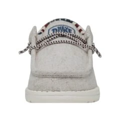 Wally Youth - Off White Patriotic -Heydude 40040 1K1 WALLYYOUTH OFFWHITEPATRIOTIC LEFTFRONT