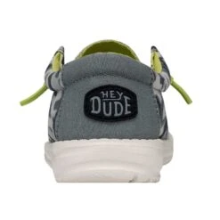 Wally Youth Camodino - Blue 12 Wally Youth Camodino - Blue -Heydude 40043 425 WALLYYOUTHCAMODINO BLUE LEFTBACK