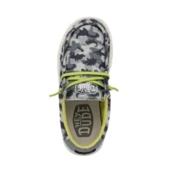 Wally Youth Camodino - Blue 13 Wally Youth Camodino - Blue -Heydude 40043 425 WALLYYOUTHCAMODINO BLUE LEFTTOP