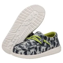 Wally Youth Camodino - Blue 10 Wally Youth Camodino - Blue -Heydude 40043 425 WALLYYOUTHCAMODINO BLUE PAIRBOTTOM