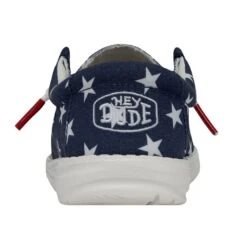Wally Youth Patriotic - American Flag -Heydude 40046 9CW WALLYYOUTHPATRIOTIC AMERICANFLAG LEFTBACK 1