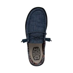 Wendy Funk Slub Blanket - Midnight Rain -Heydude 40066 4MK WENDYFUNKSLUBBLANKET MIDNIGHTRAIN LEFTTOP