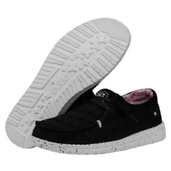 Wendy Stretch Boho Fleur - Crow 10 Wendy Stretch Boho Fleur - Crow -Heydude 40082 0YP WENDYSTRETCHBOHOFLUER CROW PAIRBOTTOM