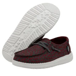 Wendy Youth Love - Grey -Heydude 40105 030 WENDY YOUTH LOVE GREY LEFT 3