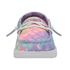 Wendy Youth - Cat Flow Leopard -Heydude 40106 9BW WENDY YOUTH CAT FLOW LEOPARD LEFT 4