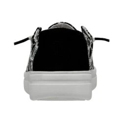 Wendy Youth Rise Eyelet - Black -Heydude 40108 001 WENDY YOUTH RISE EYELET BLACK LEFT 5