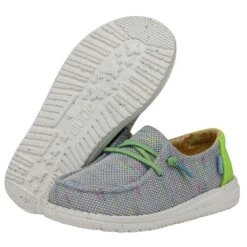 Wendy Youth Stretch - Glow Blu -Heydude 40111 4MC WENDYYOUTHSTRETCH GLOWBLU PAIRBOTTOM