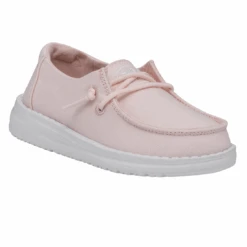 Heydude Hey Dude Wendy Toddler Slub Canvas Pink 13 Heydude Hey Dude Wendy Toddler Slub Canvas Pink -Heydude 40144 680 WENDYTODDLERSLUBCANVAS PINK RIGHTANGLE
