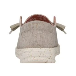 Wendy Chambray Wide - White Nut -Heydude 40151 2BK WENDYCHAMBRAYWIDE WHITENUT LEFTBACK 2