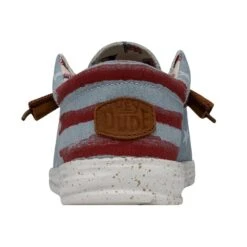 Wally Americana - Denim Star -Heydude 40395 4NR WALLYAMERICANA DENIMSTAR LEFTBACK