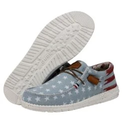 Wally Americana - Denim Star -Heydude 40395 4NR WALLYAMERICANA DENIMSTAR PAIRBOTTOM 1