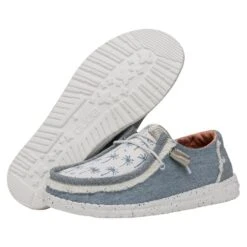 Wendy Tropical - Light Blue 10 Wendy Tropical - Light Blue -Heydude 40474 450 WENDYTROPICAL LIGHTBLUE PAIRBOTTOM