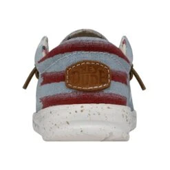 Wally Youth Americana - Denim Star -Heydude 40479 4NR WALLYAMERICANAYOUTH DENIMSTAR LEFTBACK