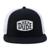 Trucker Cap - Black -Heydude 41004 001 TruckerHat Black Front
