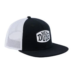 Trucker Cap - Black 9 Trucker Cap - Black -Heydude 41004 001 TruckerHat Black Side