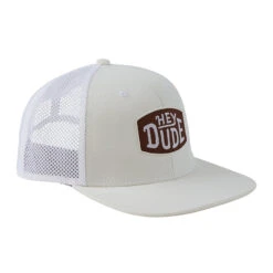 Trucker Cap - Cream -Heydude 41004 13R TruckerHat Cream Side