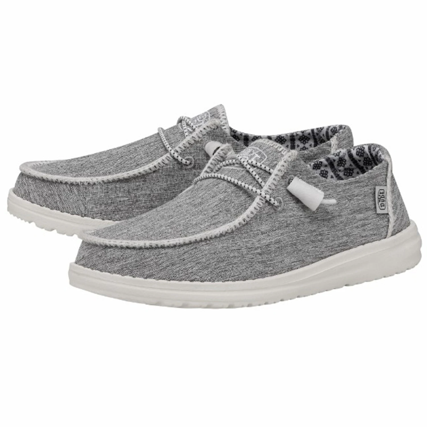 Heydude Hey Dude Women's Wendy White Boho Stitch White Melange 3 Heydude Hey Dude Women's Wendy White Boho Stitch White Melange