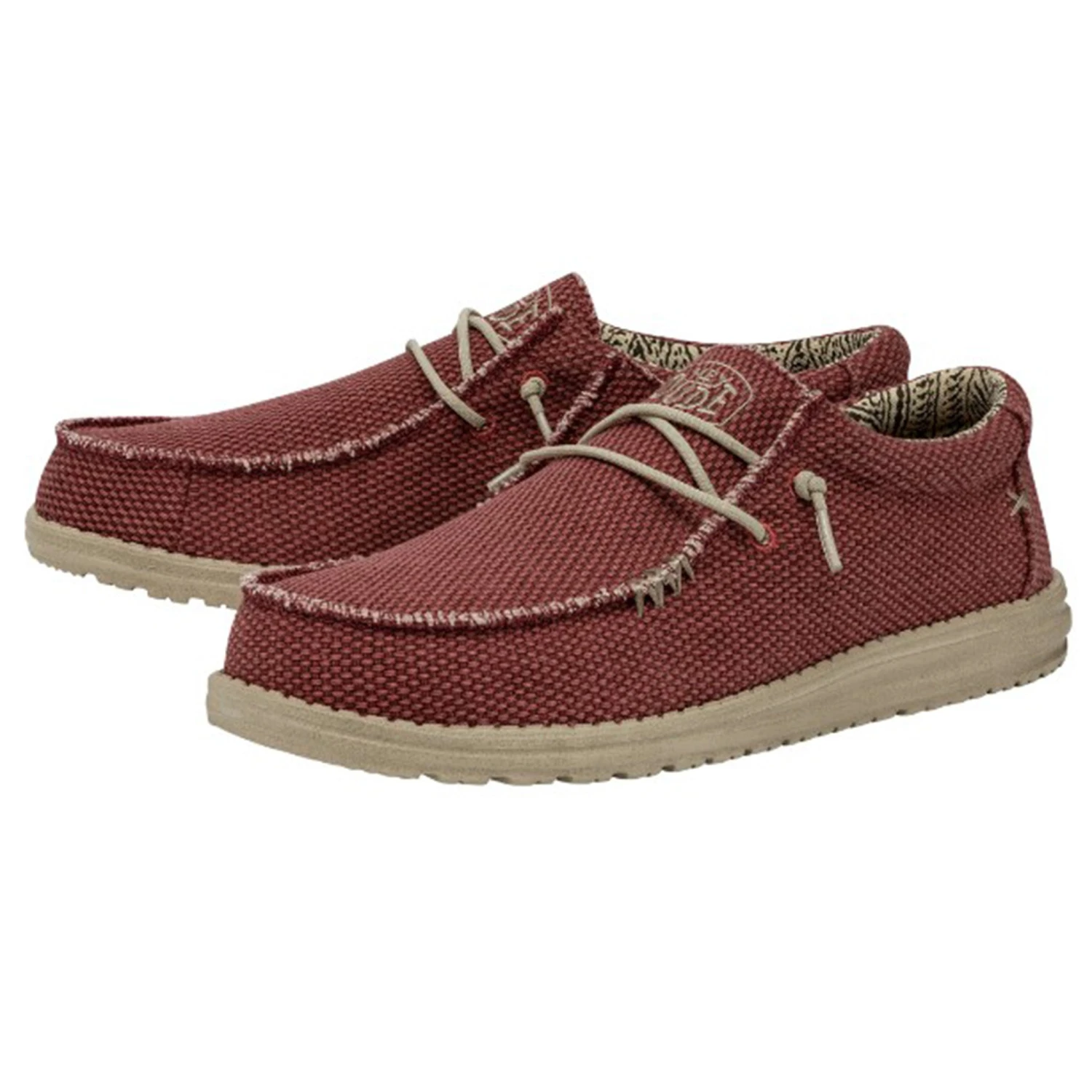 Heydude Hey Dude Men's Wally Braided Pompeian Red 3 Heydude Hey Dude Men's Wally Braided Pompeian Red