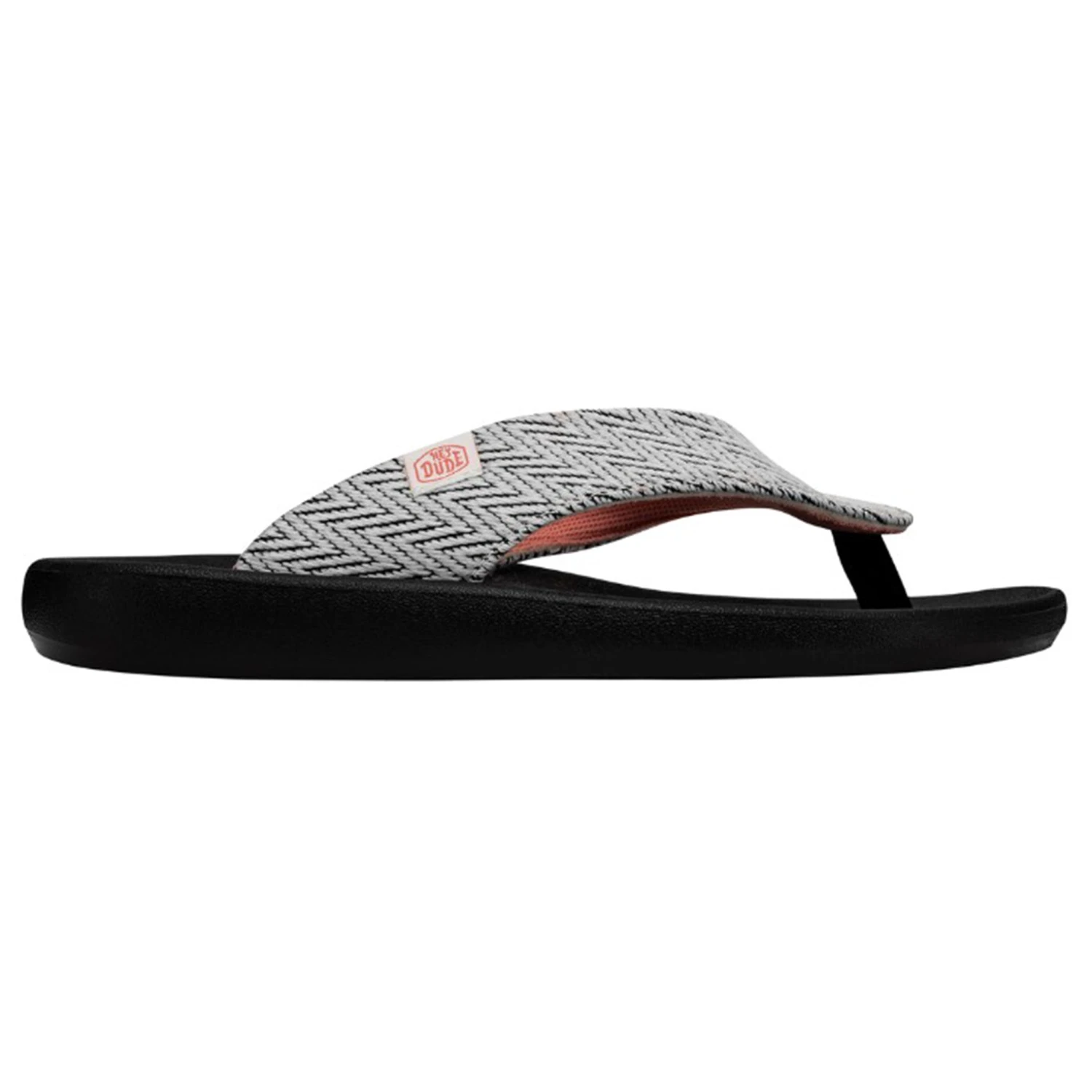 Heydude Hey Dude Women's Meg Waves Black Flip Flops 6 Heydude Hey Dude Women's Meg Waves Black Flip Flops - Image 4