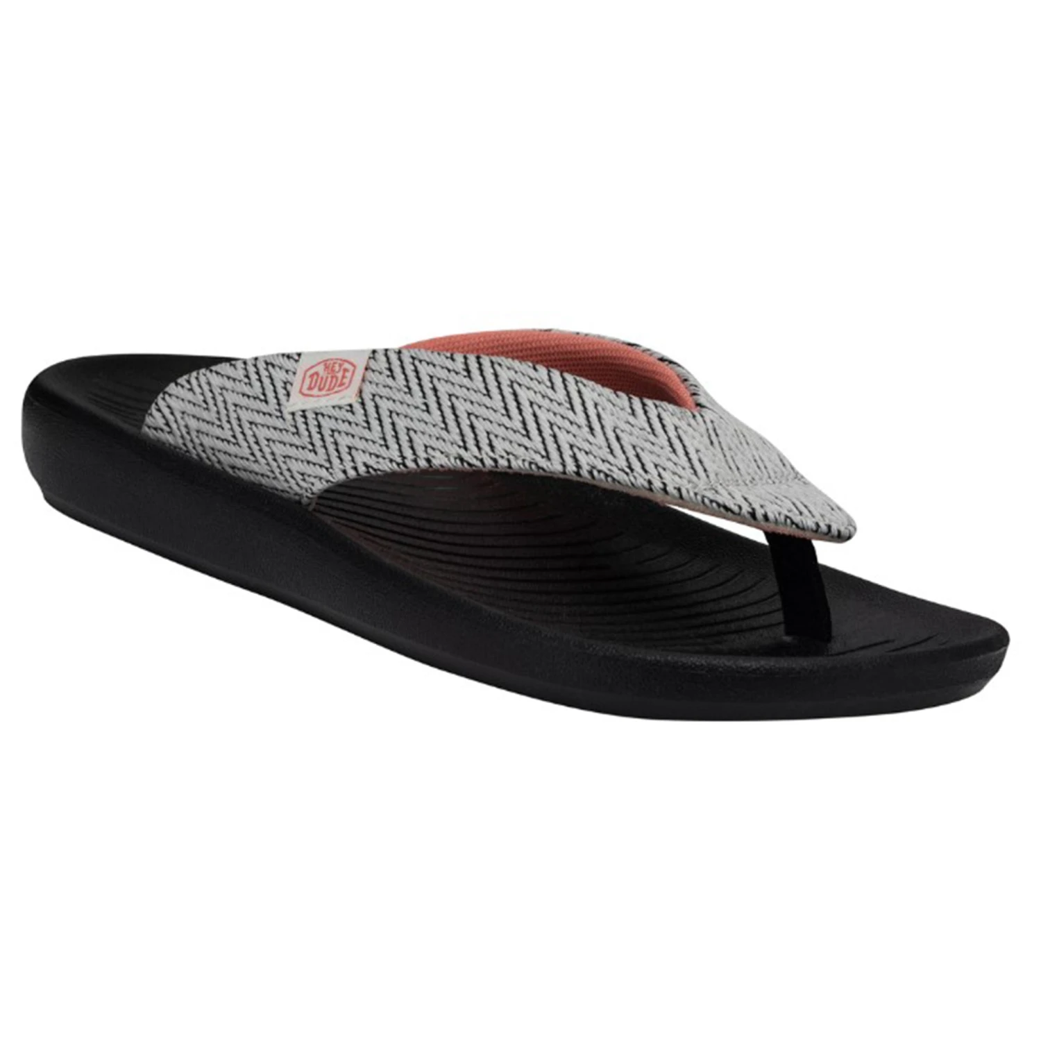 Heydude Hey Dude Women's Meg Waves Black Flip Flops 7 Heydude Hey Dude Women's Meg Waves Black Flip Flops - Image 5
