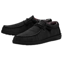 Heydude Hey Dude Men's Jet Black Wally Sox