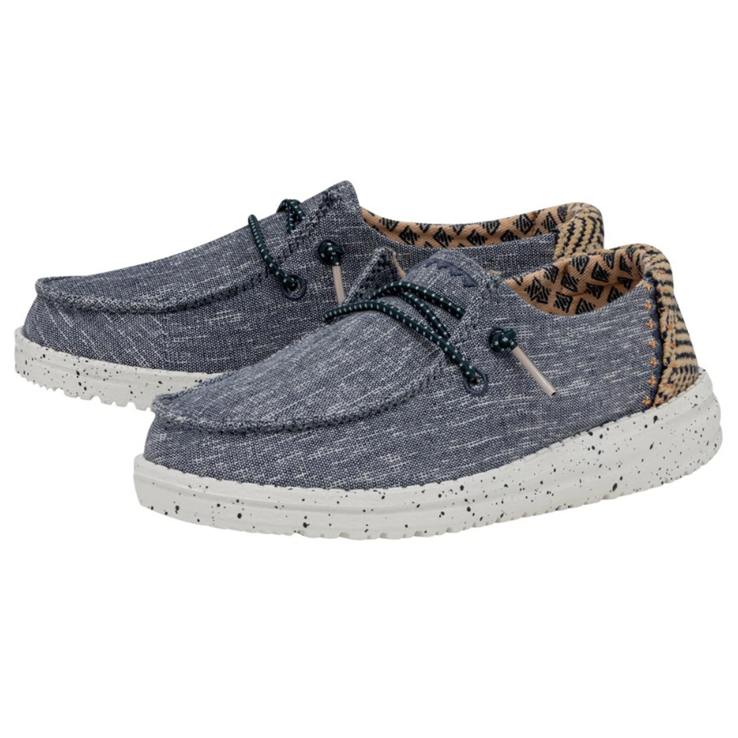 Heydude Hey Dude Youth Wendy Chambray Woven Lapis Blue 3 Heydude Hey Dude Youth Wendy Chambray Woven Lapis Blue