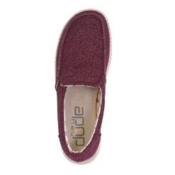 Heydude Hey Dude Misty Burgundy Slip On -Heydude burg4