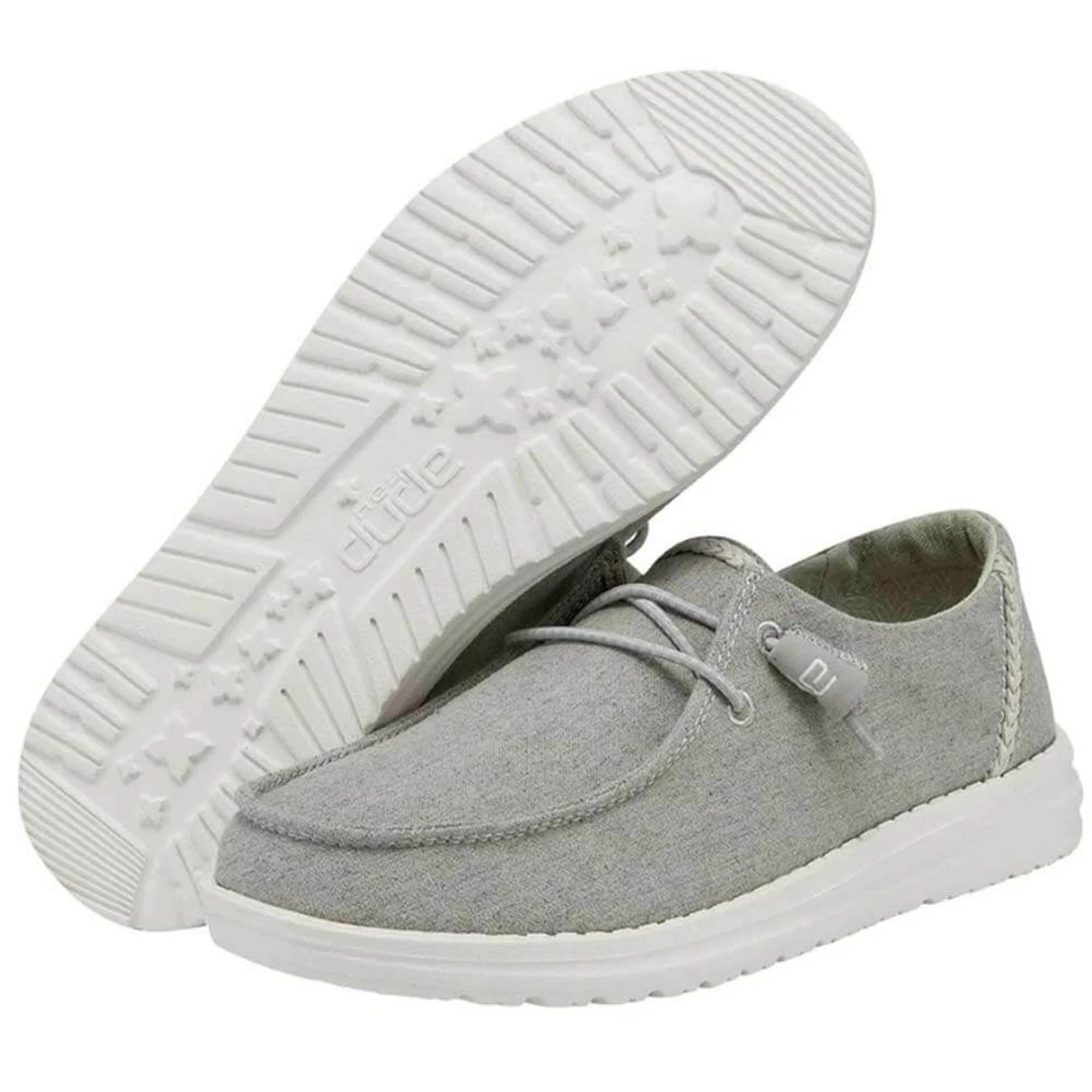 Heydude Hey Dude Youth Wendy Chambray Braid Grey Shoe 7 Heydude Hey Dude Youth Wendy Chambray Braid Grey Shoe - Image 5