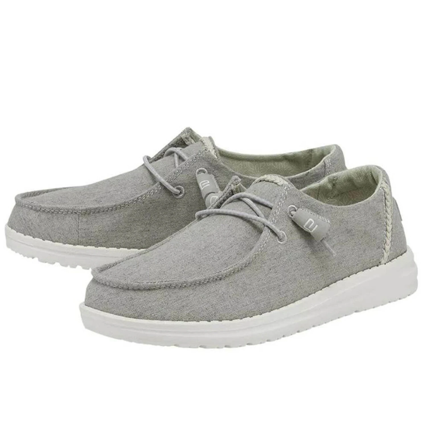 Heydude Hey Dude Youth Wendy Chambray Braid Grey Shoe 3 Heydude Hey Dude Youth Wendy Chambray Braid Grey Shoe